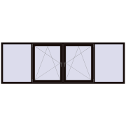 Tilt-and-Turn 3300x1100 mm KORSA OPTIMUM REHAU EURO 70
