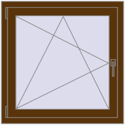 CLASICTHERM 70 850x850 mm WALNUT dwustronny