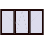 REHAU OPTIMUM EURO-DESIGN 70 2500x1500 mm CHOCOLATE_BROWN dwustronny REHAU OPTIMUM EURO-DESIGN 70 2500x1500 mm CHOCOLATE_BROWN dwustronny