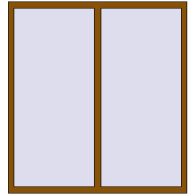 REHAU ENERGY-SAVING SYNEGO MD 1500x1600 mm GOLDEN OAK two-sided