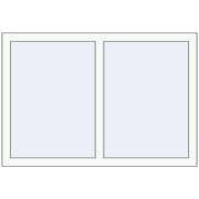 REHAU OPTIMUM EURO-DESIGN 70 1150x800 mm RAL 9016 Traffic white two-sided