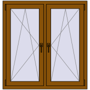 REHAU ENERGY-SAVING SYNEGO MD 1080x1145 mm GOLDEN OAK dwustronny REHAU ENERGY-SAVING SYNEGO MD 1080x1145 mm GOLDEN OAK dwustronny