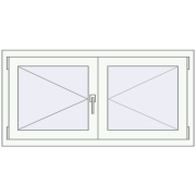 KORSA OPTIMUM REHAU EURO 70 1200x600 mm