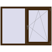 EPSILON OPTIMA 1450x1100 mm DARK_OAK dwustronny