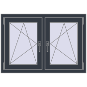 Okna skrzydłowe 1020x710 mm REHAU ENERGY-SAVING SYNEGO MD ANTHRACITE_GREY_STRUKTURAL dwustronny Okna skrzydłowe 1020x710 mm REHAU ENERGY-SAVING SYNEGO MD ANTHRACITE_GREY_STRUKTURAL dwustronny
