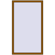 REHAU ENERGY-SAVING SYNEGO MD 900x1570 mm GOLDEN OAK two-sided