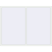 REHAU BRILLANT DESIGN 2352x1812 mm RAL 9016 Traffic white two-sided