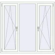 KORSA ENERGY-SAVING (REHAU SYNEGO MD) 1450x1380 mm KORSA ENERGY-SAVING (REHAU SYNEGO MD) 1450x1380 mm