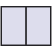REHAU ENERGY-SAVING SYNEGO MD 2009x1560 mm BLACK_ULTI-MATT two-sided