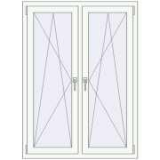 REHAU ENERGY-SAVING SYNEGO MD 1050x1445 mm RAL 9016 Traffic white dwustronny REHAU ENERGY-SAVING SYNEGO MD 1050x1445 mm RAL 9016 Traffic white dwustronny