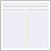 REHAU OPTIMUM EURO-DESIGN 70 1000x1000 mm RAL 9016 Traffic white two-sided