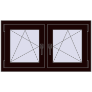 REHAU OPTIMUM EURO-DESIGN 70 990x560 mm CHOCOLATE_BROWN dwustronny REHAU OPTIMUM EURO-DESIGN 70 990x560 mm CHOCOLATE_BROWN dwustronny