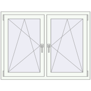 REHAU ENERGY-SAVING SYNEGO MD 1305x950 mm DARK_OAK zewnętrzny