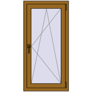 REHAU ENERGY-SAVING SYNEGO MD 600x1200 mm LIGHT_OAK dwustronny