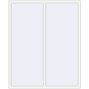 REHAU OPTIMUM EURO-DESIGN 70 1710x2090 mm RAL 9016 Traffic white two-sided