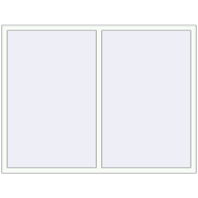 REHAU OPTIMUM EURO-DESIGN 70 1800x1350 mm RAL 9016 Traffic white two-sided