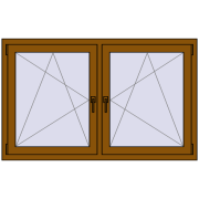 REHAU ENERGY-SAVING SYNEGO MD 1545x905 mm GOLDEN OAK dwustronny REHAU ENERGY-SAVING SYNEGO MD 1545x905 mm GOLDEN OAK dwustronny