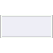 REHAU BRILLANT DESIGN 1800x800 mm RAL 9016 Traffic white two-sided
