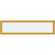 ALU STANDARD 72 2000x500 mm RAL 1004 Golden yellow two-sided