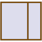 Okna skrzydłowe 1650x1550 mm KORSA BRILLANT DESIGN