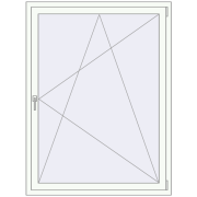 KORSA ENERGY-SAVING REHAU SYNEGO MD 1150x1550 mm
