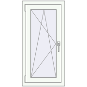 KORSA ENERGY-SAVING REHAU SYNEGO MD 500x1000 mm RAL 9016 Traffic white two-sided