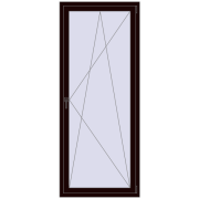 REHAU ENERGY-SAVING SYNEGO MD 860x2100 mm CHOCOLATE_BROWN two-sided