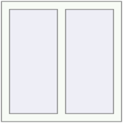 Okna skrzydłowe 750x750 mm REHAU OPTIMUM EURO-DESIGN 70 RAL 9016 Traffic white dwustronny