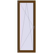 REHAU ENERGY-SAVING SYNEGO MD 800x2300 mm WALNUT two-sided