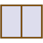 KORSA OPTIMUM REHAU EURO 70 1495x1185 mm GOLDEN OAK dwustronny