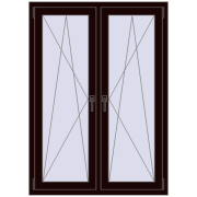 REHAU ENERGY-SAVING SYNEGO MD 1050x1460 mm CHOCOLATE_BROWN dwustronny REHAU ENERGY-SAVING SYNEGO MD 1050x1460 mm CHOCOLATE_BROWN dwustronny