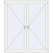 REHAU OPTIMUM EURO-DESIGN 70 1500x1750 mm RAL 9016 Traffic white dwustronny