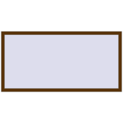 REHAU OPTIMUM EURO-DESIGN 70 1800x900 mm WALNUT two-sided