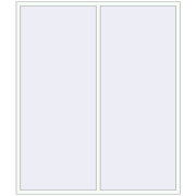 Okna skrzydłowe 2000x2350 mm REHAU ENERGY-SAVING SYNEGO MD RAL 9016 Traffic white dwustronny