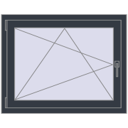 CLASICTHERM 70 1000x800 mm ANTHRACITE_GREY_STRUKTURAL dwustronny