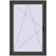 REHAU RENOVATION EURO 70 1000x1500 mm BASALT_GREY two-sided REHAU RENOVATION EURO 70 1000x1500 mm BASALT_GREY two-sided