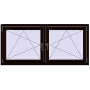 REHAU ENERGY-SAVING SYNEGO MD 1635x725 mm BLACK_BROWN dwustronny REHAU ENERGY-SAVING SYNEGO MD 1635x725 mm BLACK_BROWN dwustronny