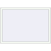 REHAU ENERGY-SAVING SYNEGO MD 1400x1000 mm RAL 9016 Traffic white two-sided