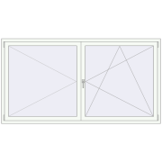 KORSA OPTIMUM REHAU EURO 70 2250x1200 mm