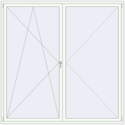 KORSA ENERGY-SAVING REHAU SYNEGO MD 2200x2200 mm