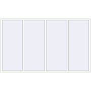 REHAU BRILLANT DESIGN 3000x1800 mm RAL 9016 Traffic white two-sided