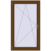 Okna skrzydłowe 870x1480 mm EPSILON OPTIMA WALNUT dwustronny Okna skrzydłowe 870x1480 mm EPSILON OPTIMA WALNUT dwustronny