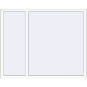 Okna skrzydłowe 1760x1420 mm REHAU OPTIMUM EURO-DESIGN 70 RAL 9016 Traffic white dwustronny