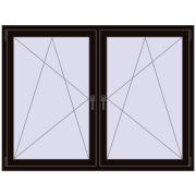 REHAU ENERGY-SAVING SYNEGO MD 1695x1250 mm BLACK_BROWN dwustronny REHAU ENERGY-SAVING SYNEGO MD 1695x1250 mm BLACK_BROWN dwustronny