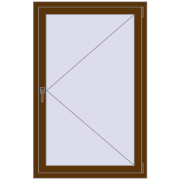 EPSILON OPTIMA 900x1400 mm WALNUT dwustronny