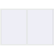 REHAU OPTIMUM EURO-DESIGN 70 3500x2400 mm RAL 9016 Traffic white two-sided