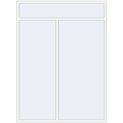 REHAU OPTIMUM EURO-DESIGN 70 2000x2700 mm RAL 9016 Traffic white two-sided