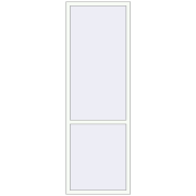 REHAU ENERGY-SAVING SYNEGO MD 800x2400 mm RAL 9016 Traffic white two-sided
