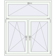 Okna skrzydłowe 1250x1450 mm KORSA OPTIMUM REHAU EURO 70 Okna skrzydłowe 1250x1450 mm KORSA OPTIMUM REHAU EURO 70