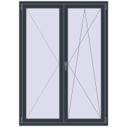 KORSA OPTIMUM REHAU EURO 70 1250x1750 mm
